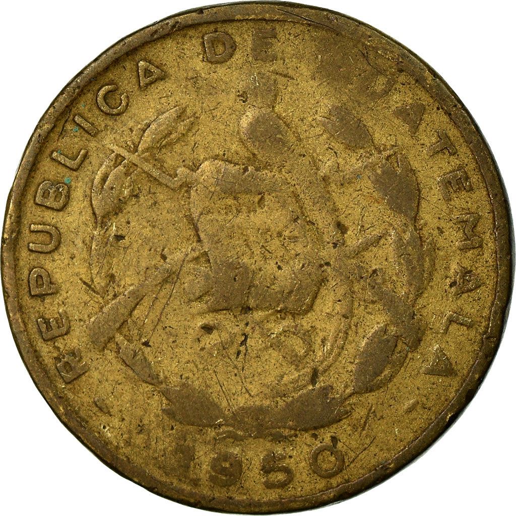 Guatemala | 1 Centavo Coin | Fray Bartolomé | Km:254 | 1949 - 1954