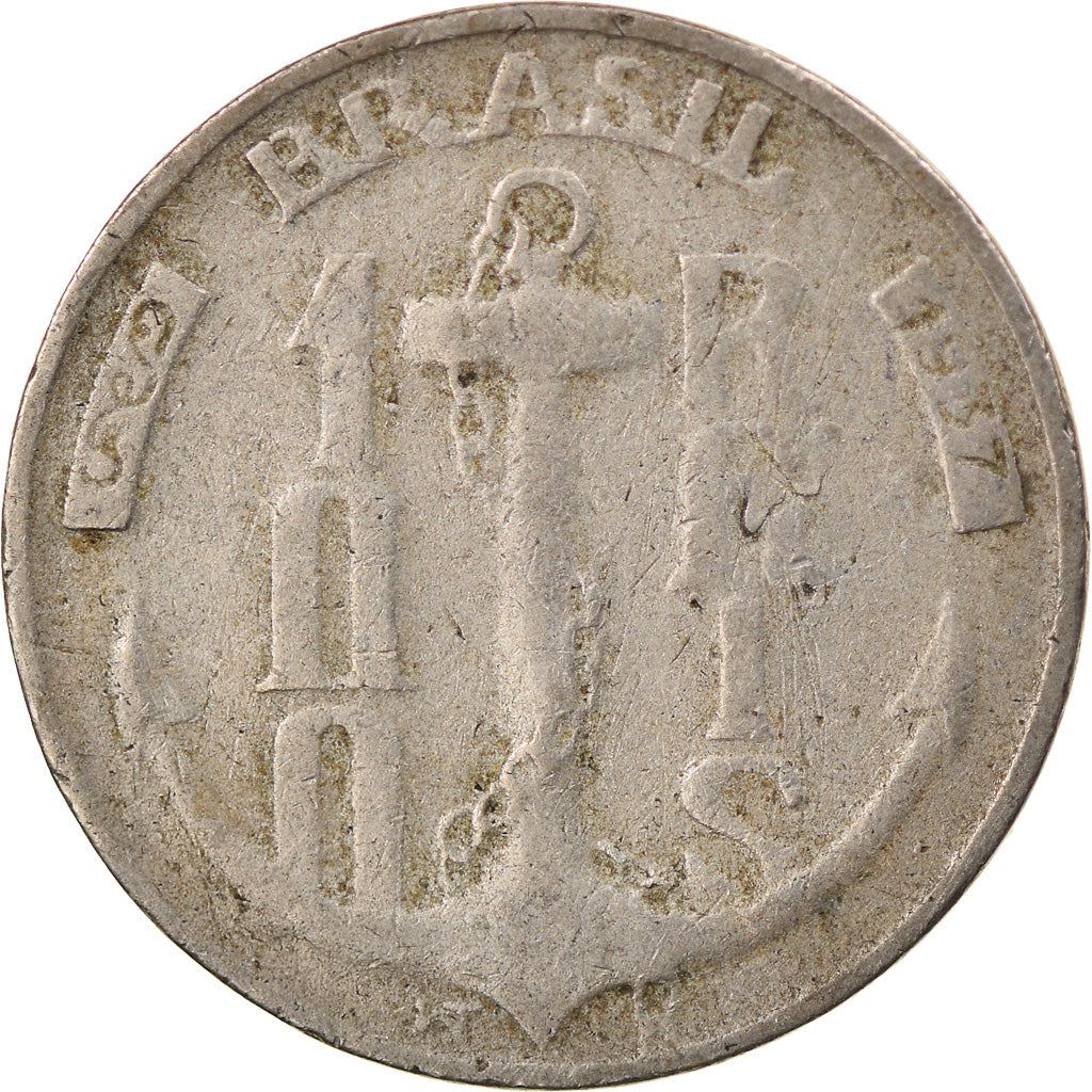 Brazil | 100 Reis Coin | Joaquim Marques Lisboa | Km:536 | 1936 - 1938