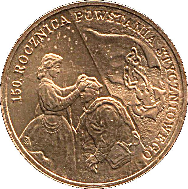 Poland | 2 Z?ote | January | 1863 Uprising | Eagle | KM852 | 2013