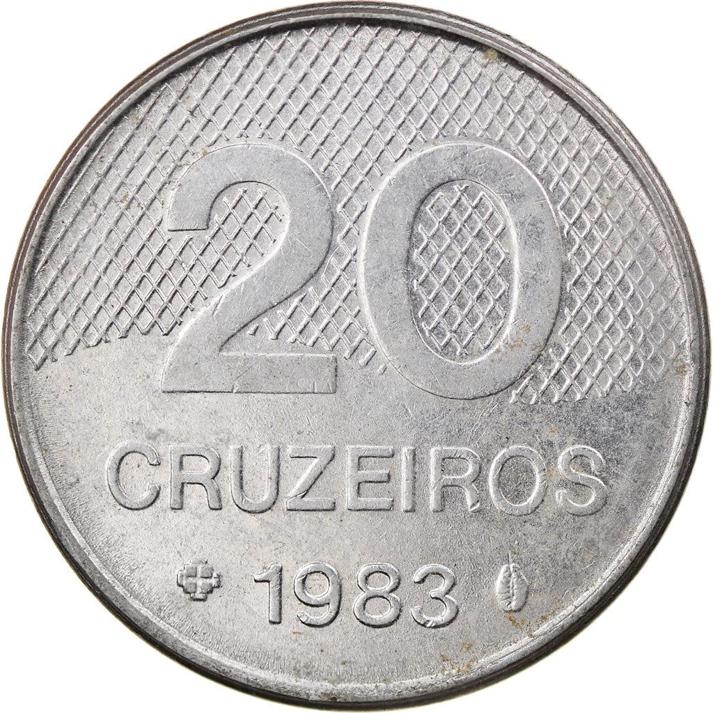 Brazil | 20 Cruzeiros Coin | Saint Francis Church | Km:593 | 1981 - 1984