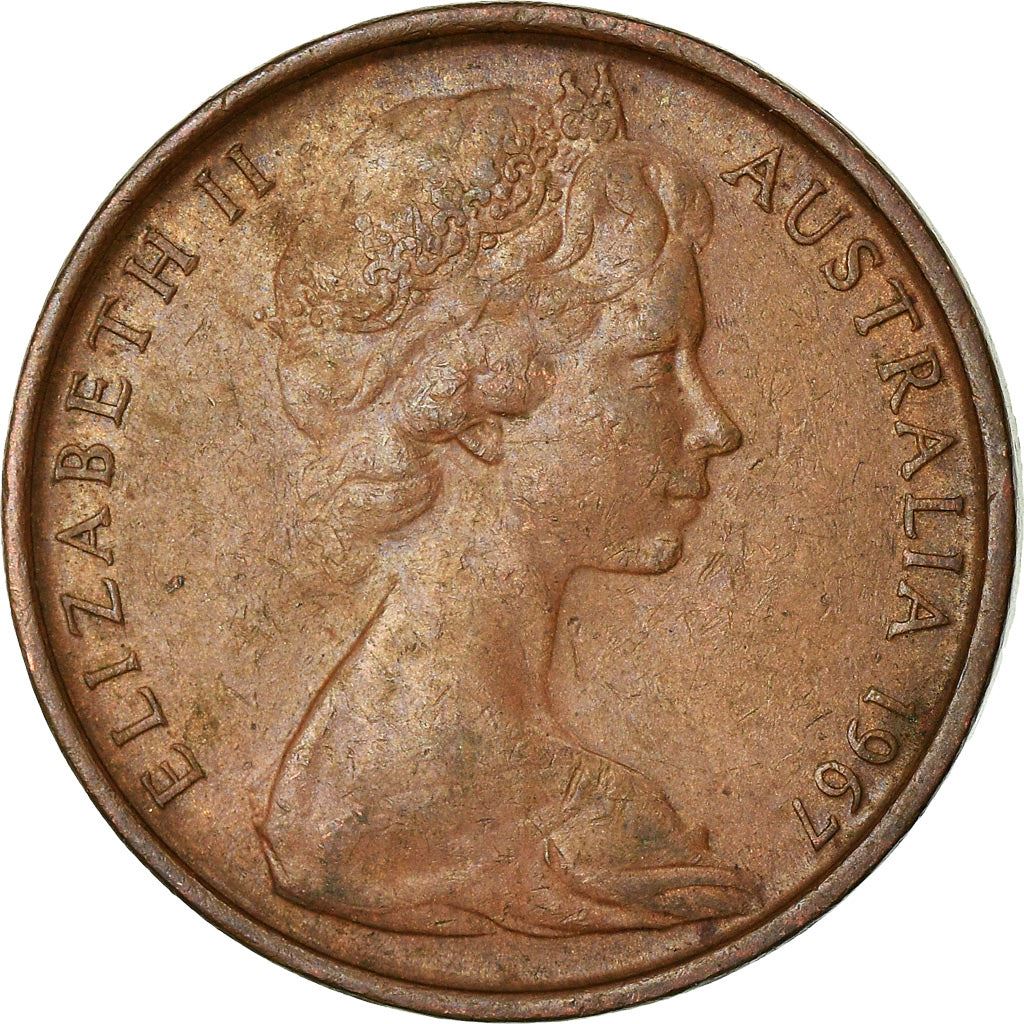 Australia | 2 Cents Coin | Frill-necked Lizard | Km:63 | 1966 - 1984