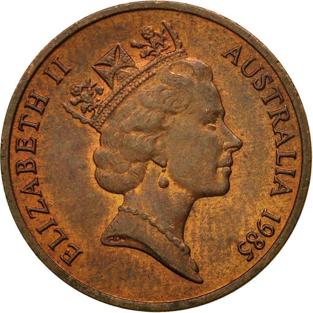 Australia | 2 Cents Coin | Frill-necked Lizard | Km:79 | 1985 - 1991