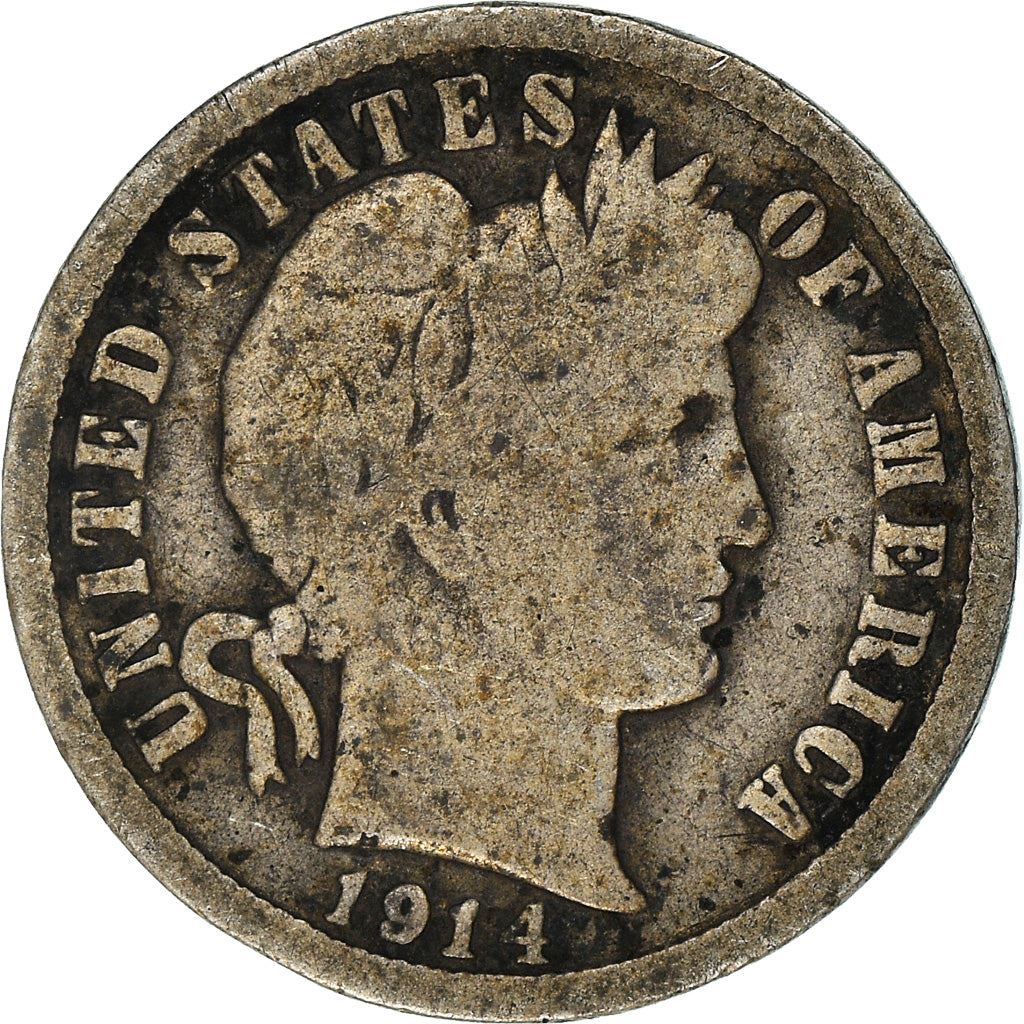 United States | 1 Dime Coin | Barber Dime | KM:113 | 1892 - 1916