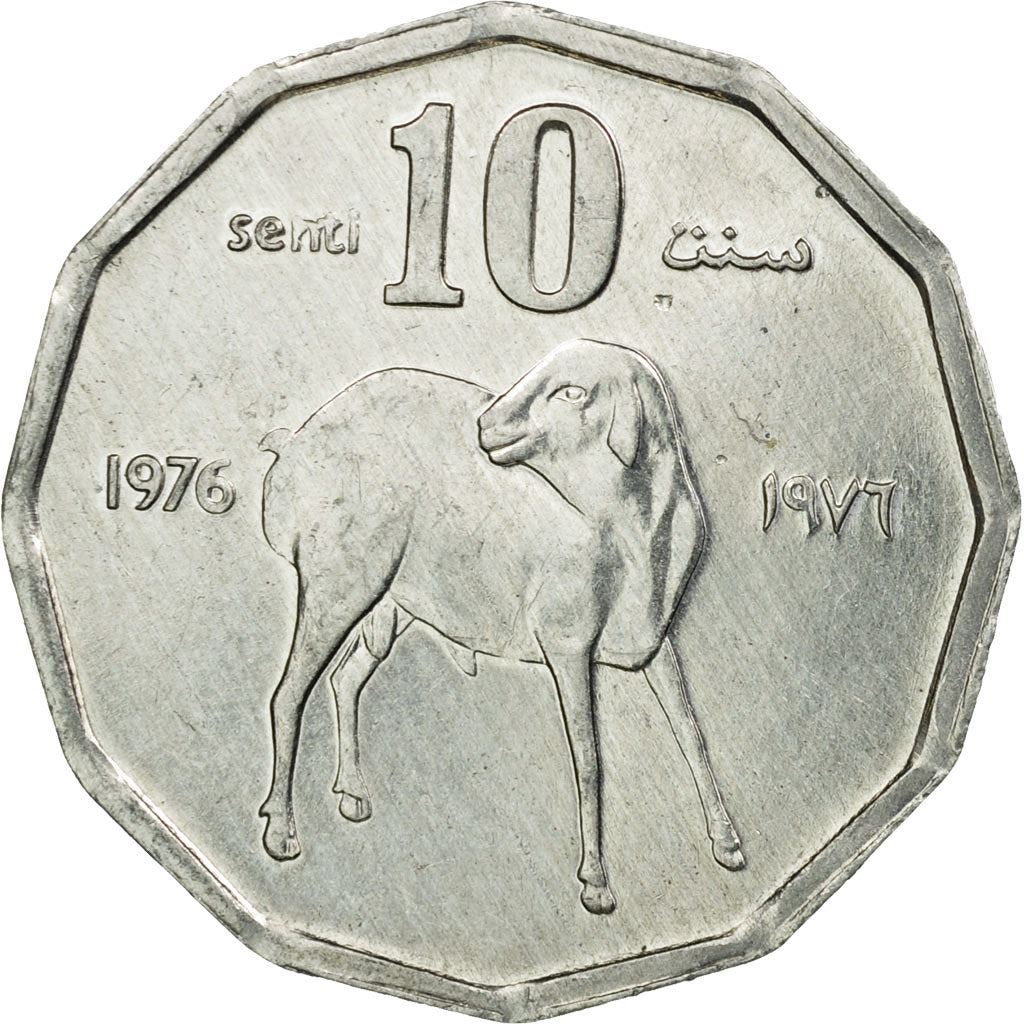 Somalia | 10 Senti Coin | FAO | Lamb | Km:25 | 1976
