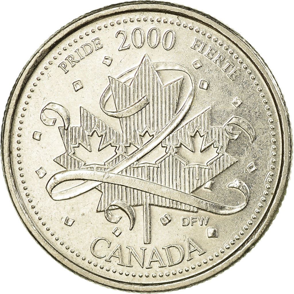 Canada | 25 Cents Coin | Pride | Nickel | KM:384.2 | 2000
