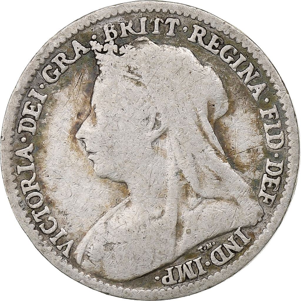 United Kingdom | 3 Pence Coin | Victoria | Km:777 | 1893 - 1901