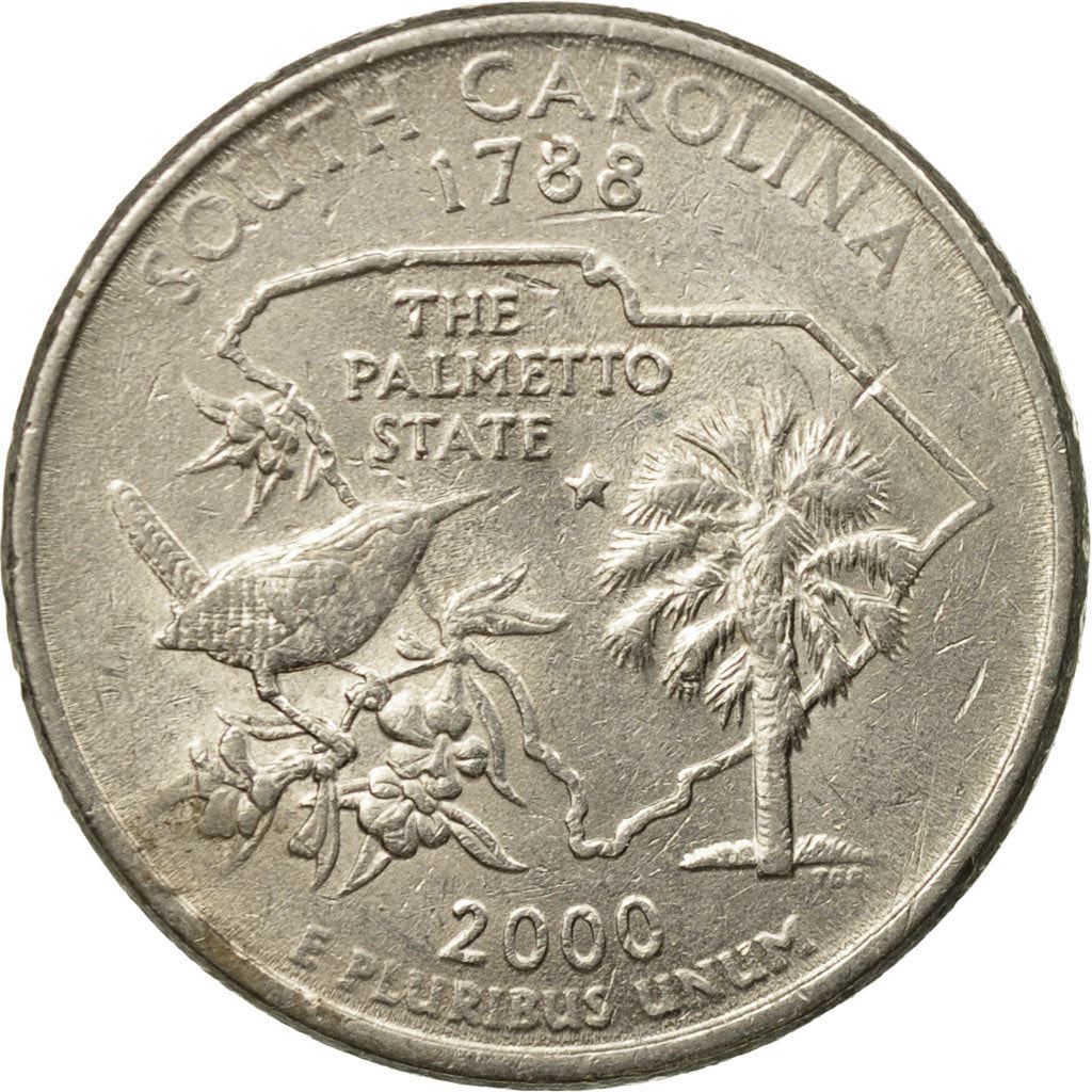 United States | 1/4 Dollar Coin | South Carolina | Km:307 | 2000