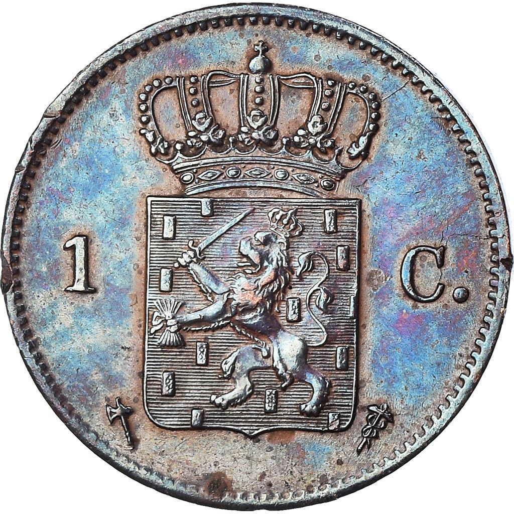 Netherlands Coin 1 Cent Coin | King Willem III | KM100 | 1860 - 1877