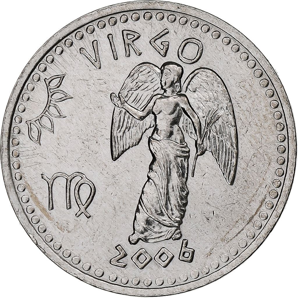 Somaliland | 10 Shillings Coin | Virgo | Stainless steel | KM:14 | 2006