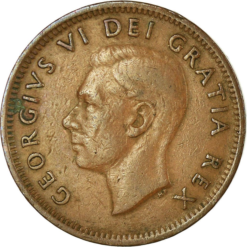 Canada | 1 Cent Coin | Bronze | without ET IND:IMP: | KM:41 | 1948-1952