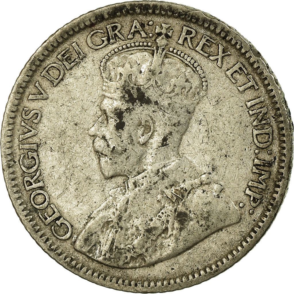 Canada | 10 Cents Coin | Silver | Crown | Wreath | KM:23a | 1920-1936