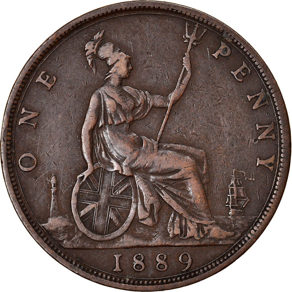 United Kingdom | 1 Penny Coin | Victoria | KM:755 | 1874 - 1894