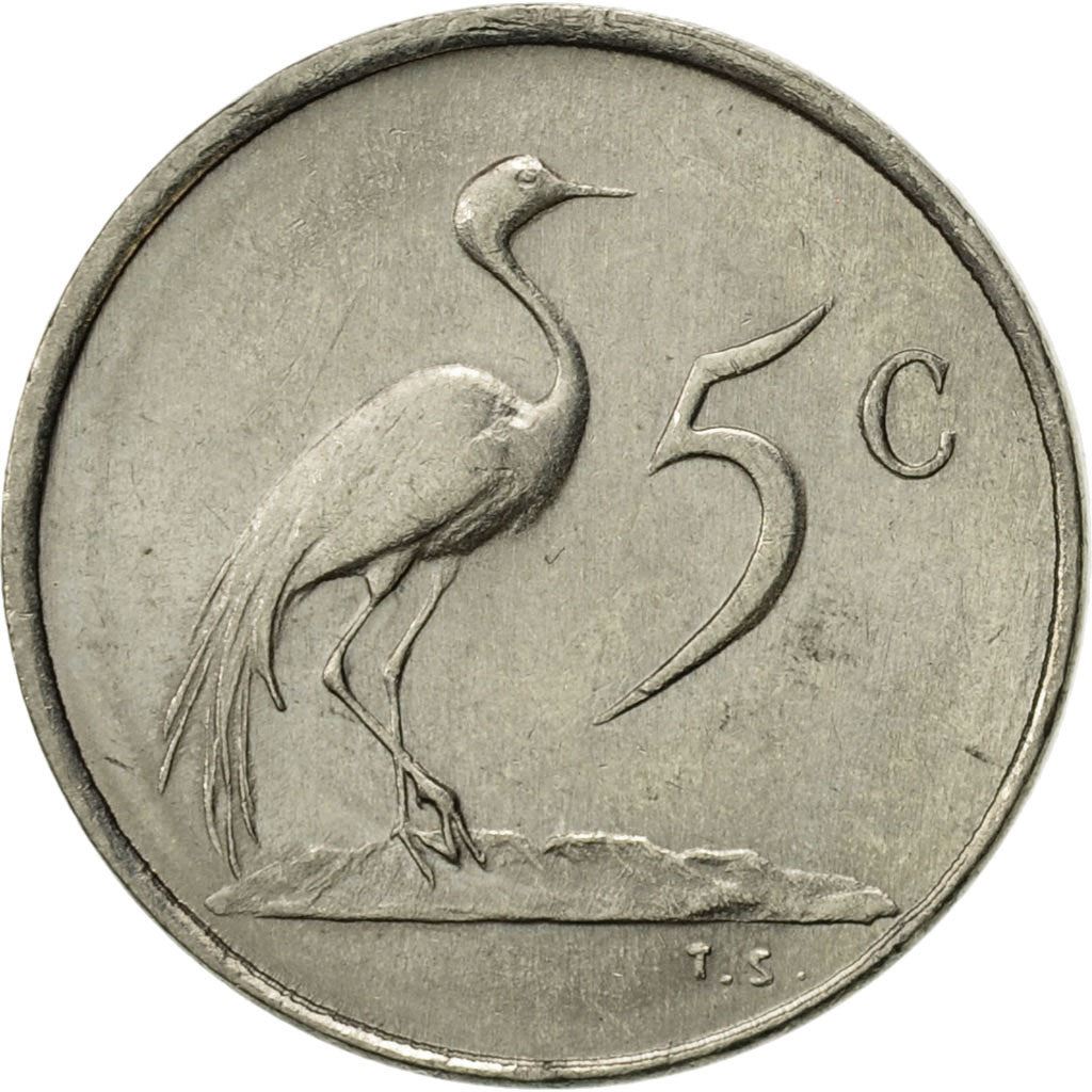 South Africa 5 Cents Coin | Nicolaas J. Diederichs | KM100 | 1979