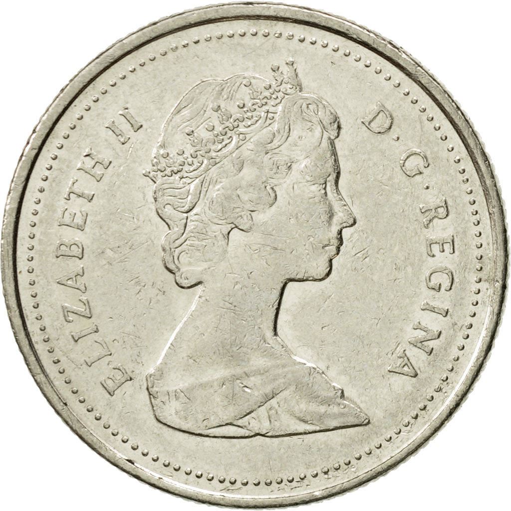 Canada | 25 Cents Coin | Nickel | 2nd portrait | KM:74 | 1979-1989