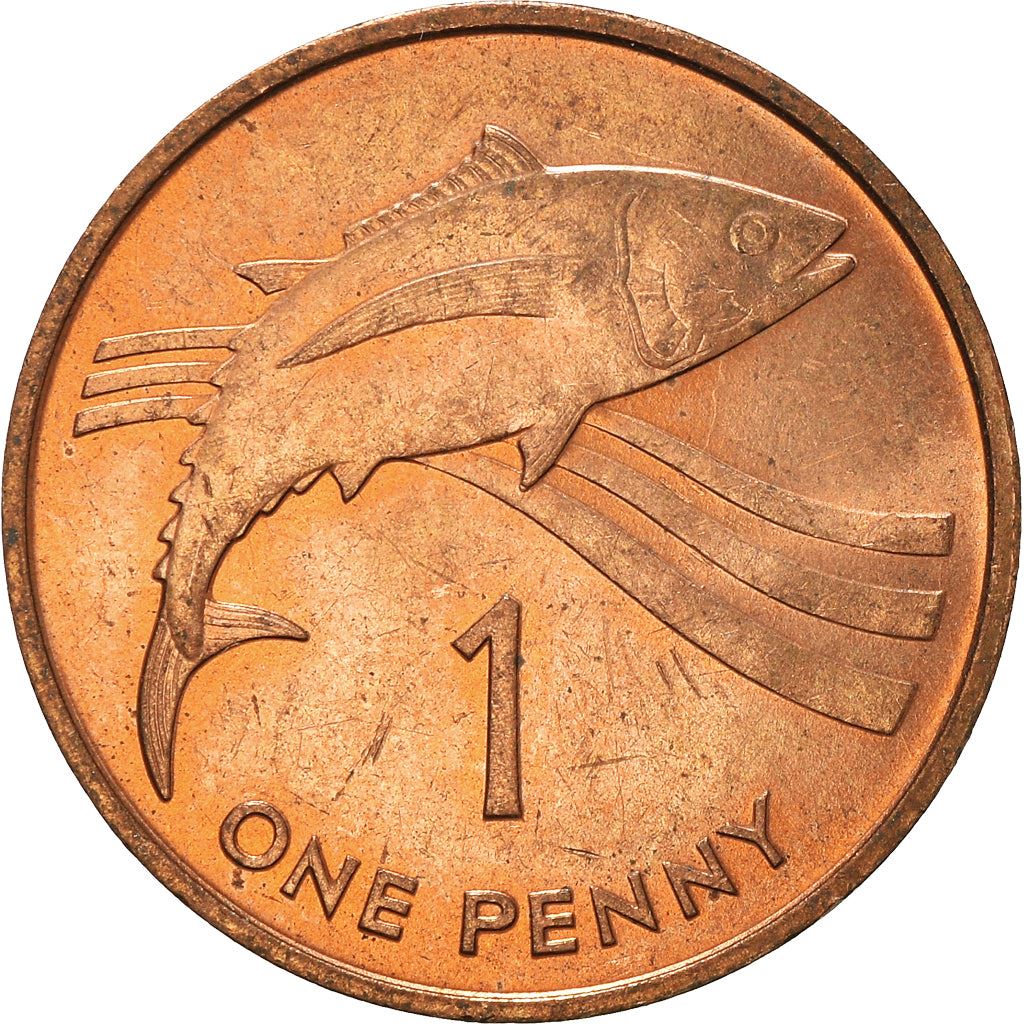 Sant'Elena e Ascensione | Moneta da 1 Penny | Elisabetta II | Tonno | Km:1 | 1984