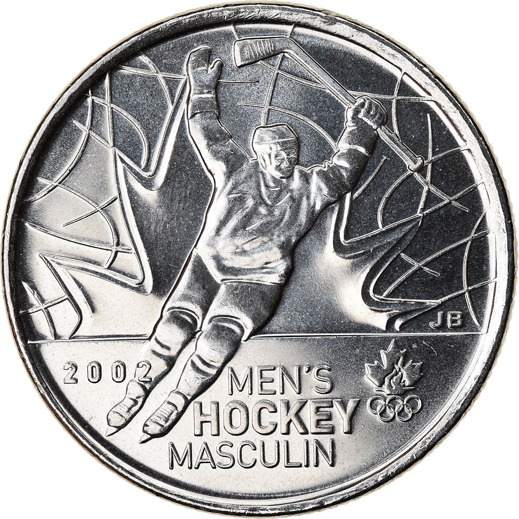 Canada | Pièce de 25 cents | Acier plaqué nickel | Hockey | KM : 1063 | 2009