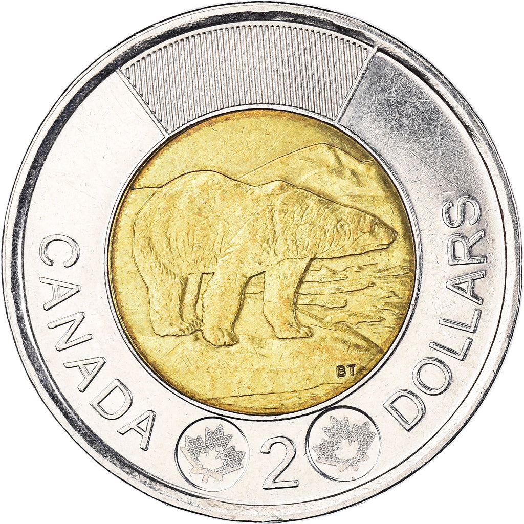 Canada | 2 Dollars Coin | Bimetallic | Polar bear | KM:1257 | 2012-2022