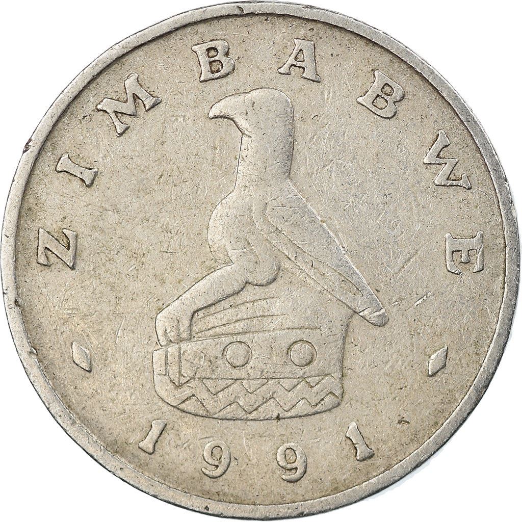 Zimbabwe | 10 Cents Coin | Baobab tree | Km:3 | 1980 - 1999