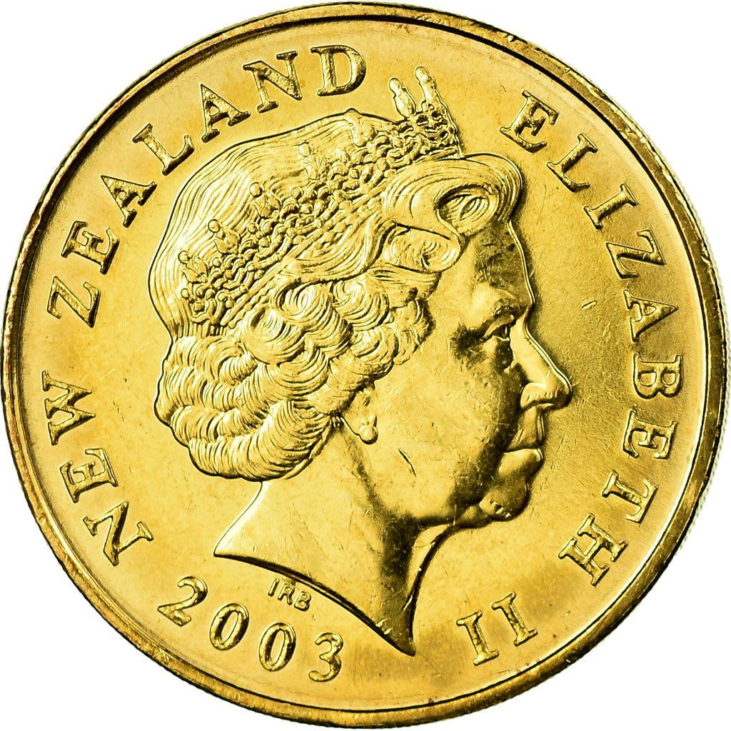 New Zealand Coin New Zealander 2 Dollars Coin | Queen Elizabeth II | Great Egret | KM121 | 1999 - 2021