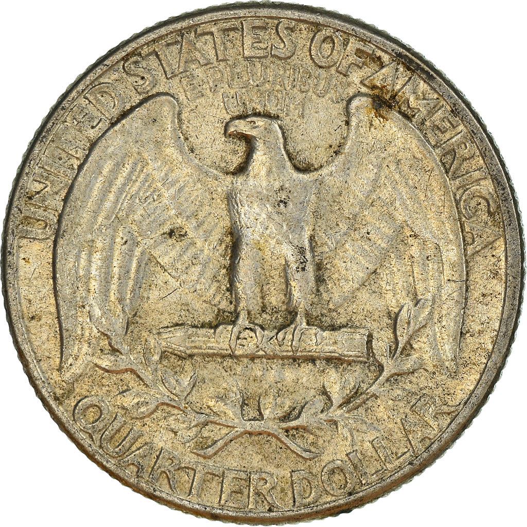 アメリカ合衆国 | 1/4ドル硬貨 | ジョージ・ワシントン | KM:164 | 1932年 - 1964年