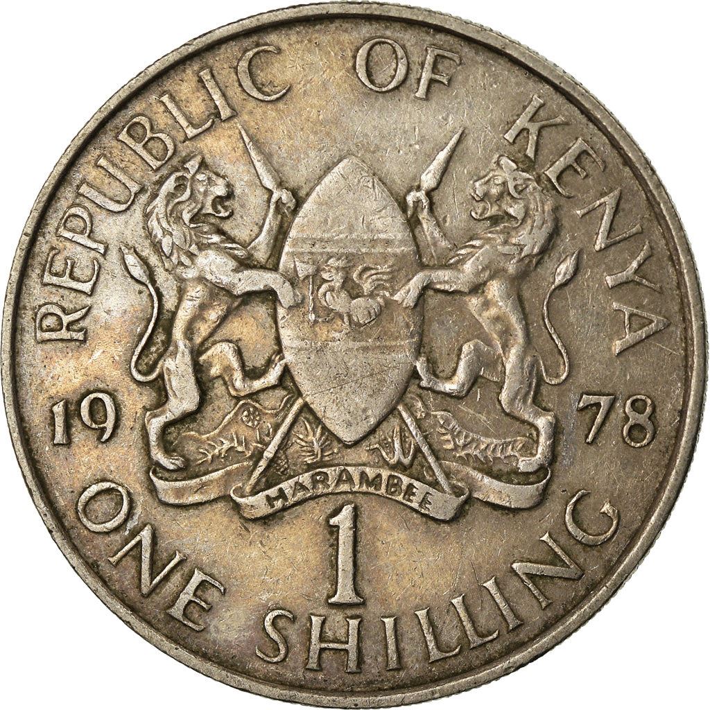 Kenya 1 Shilling | Jomo Kenyatta 1963 - 1978 Mynt | KM14 | 1969 - 1978