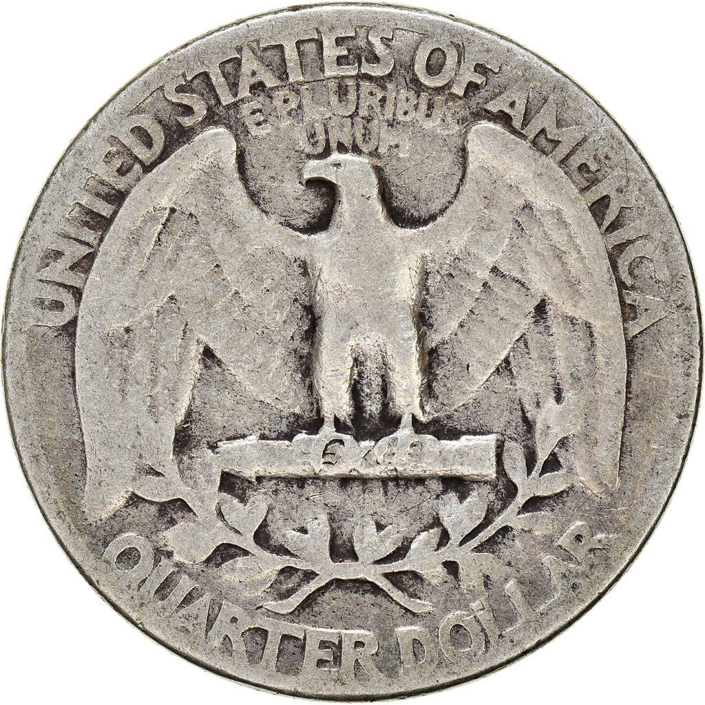アメリカ合衆国 | 1/4ドル硬貨 | ジョージ・ワシントン | KM:164 | 1932年 - 1964年