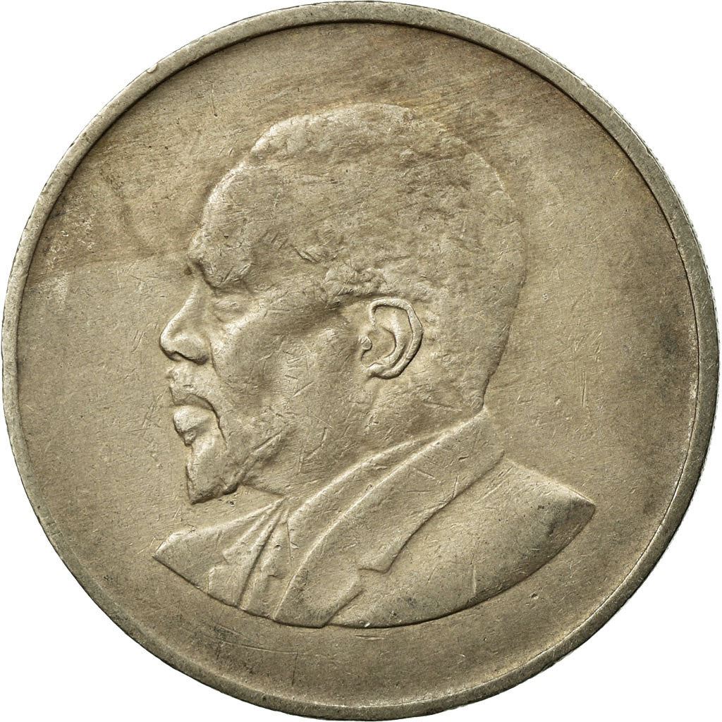 Kenya 1 Shilling | Монета Джомо Кеньятта 1963 - 1978 | КМ5 | 1966 - 1968