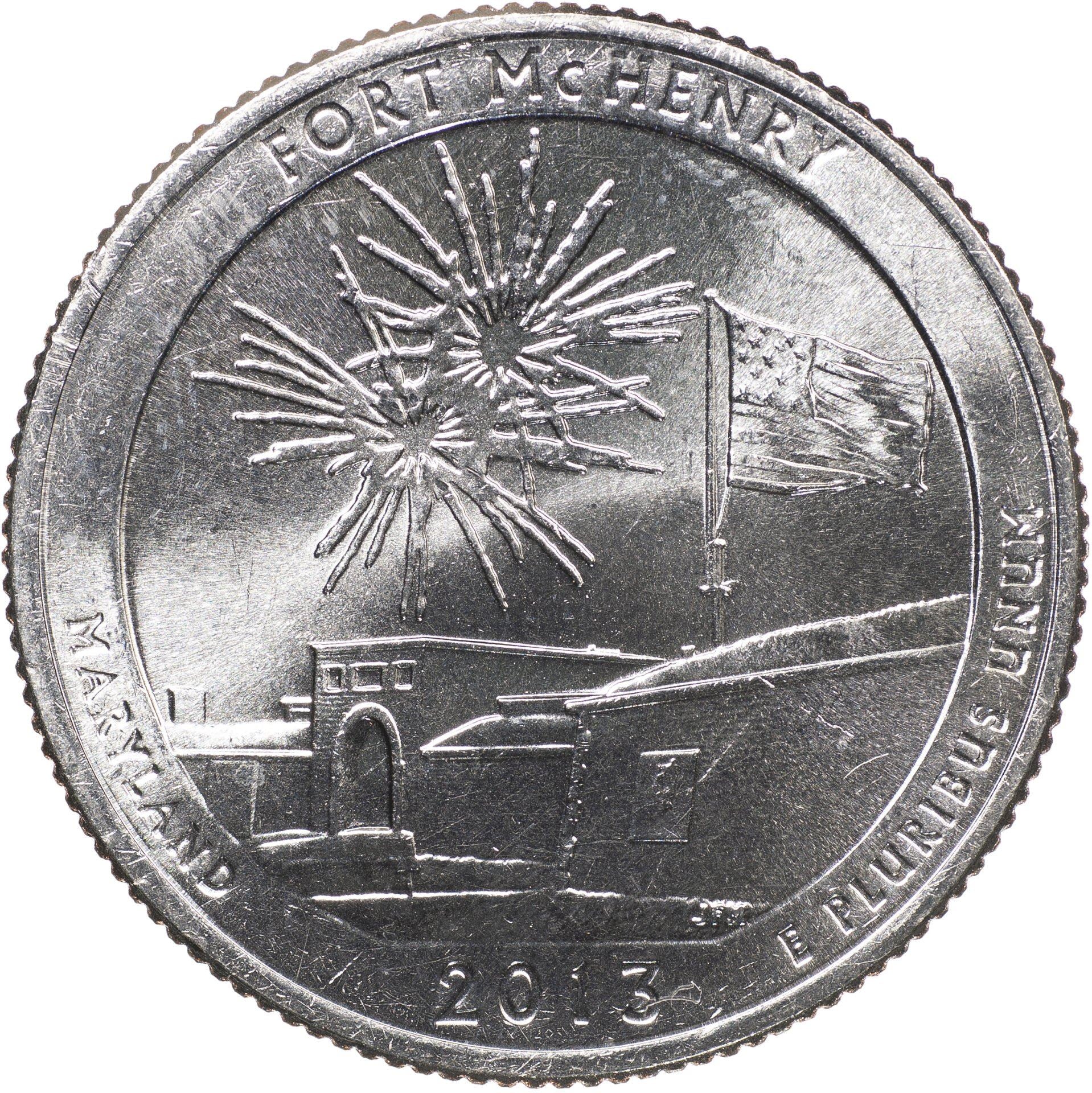 United States | 1/4 Dollar Coin | Fort McHenry | KM:545 | 2013