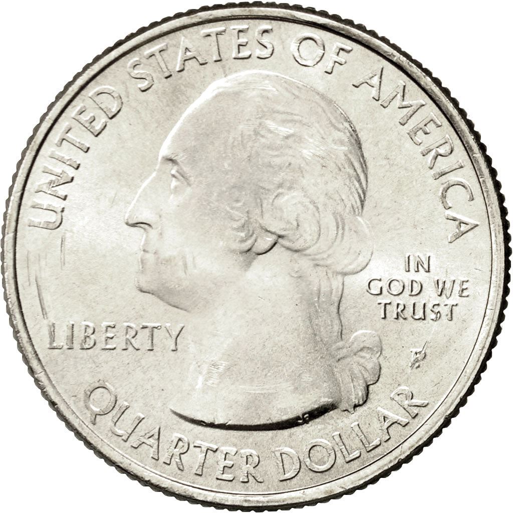 United States | 1/4 Dollar Coin | Great Basin Park | Km:544 | 2013