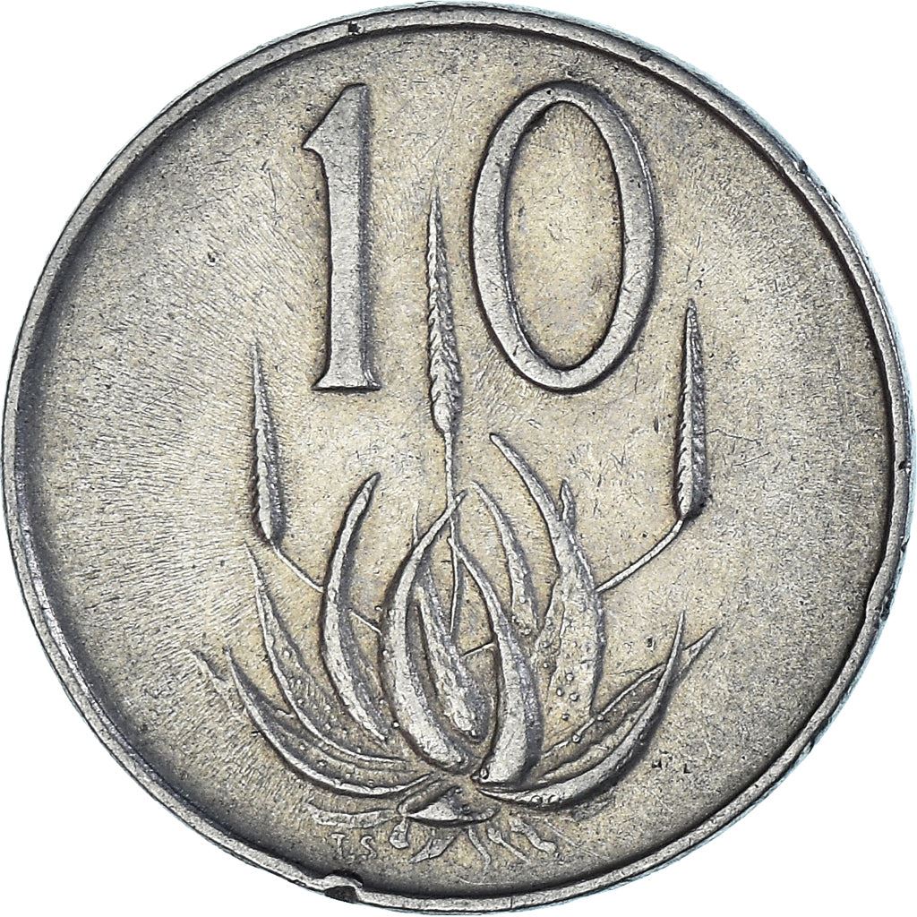 South Africa 10 Cents Coin | English Legend - SOUTH AFRICA | KM68.1 | 1965 - 1969