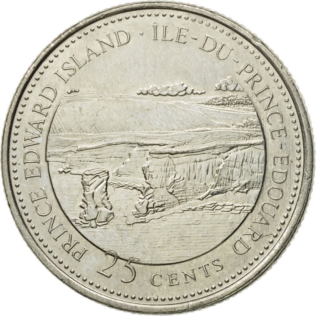 Canada | Moneta da 25 centesimi | Nichel | Cousins Shore | KM:222 | 1992