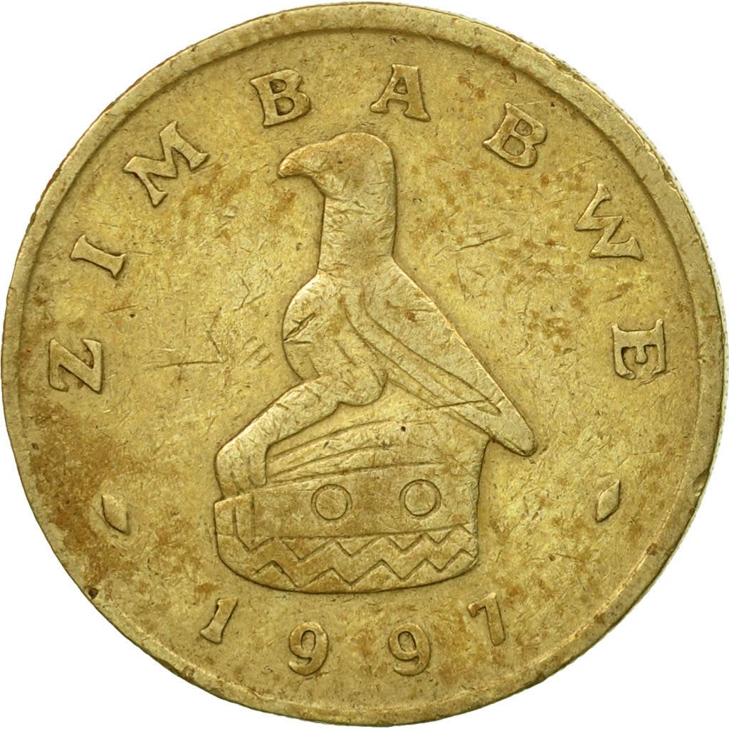 Zimbabwe | 2 Dollars Coin | Pangolins | Km:12 | 1997