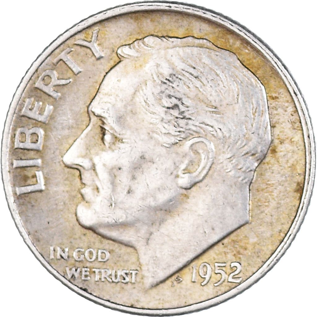 アメリカ合衆国 | 1ダイム硬貨 | フランクリン・D・ルーズベルト | KM:195 | 1946年 - 1964年