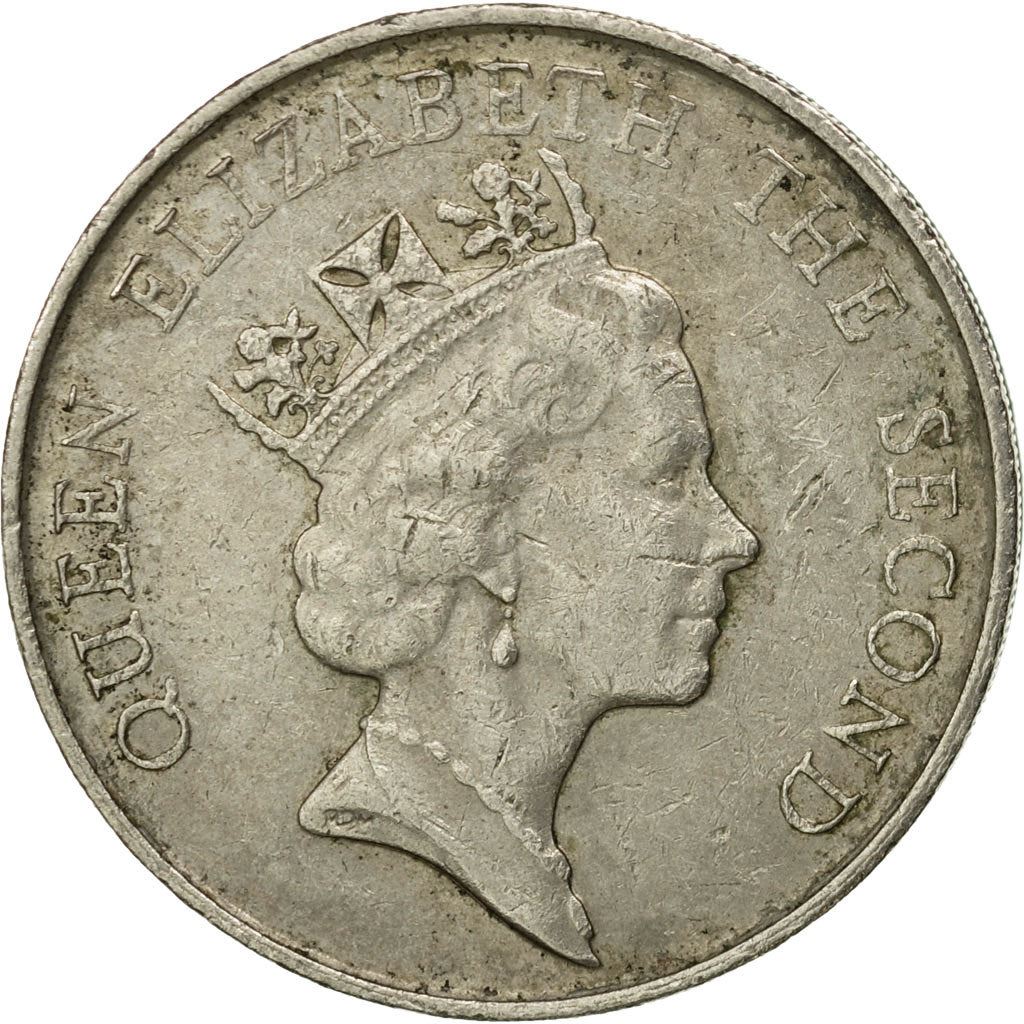 Hong Kong | 5 Dollars Coin | Elizabeth II | Km:56 | 1985 - 1989