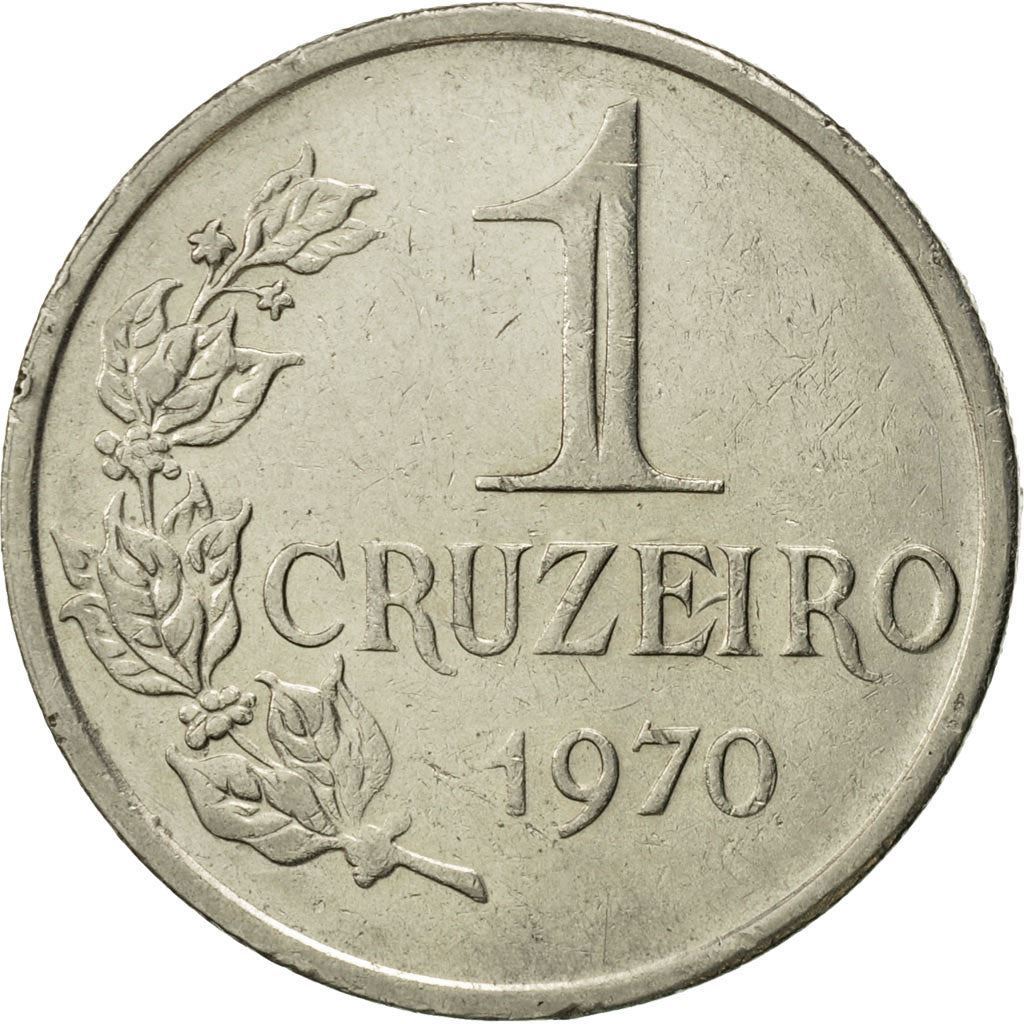 Brazil | 1 Cruzeiro Coin | Effigy | Km:581 | 1967 - 1970