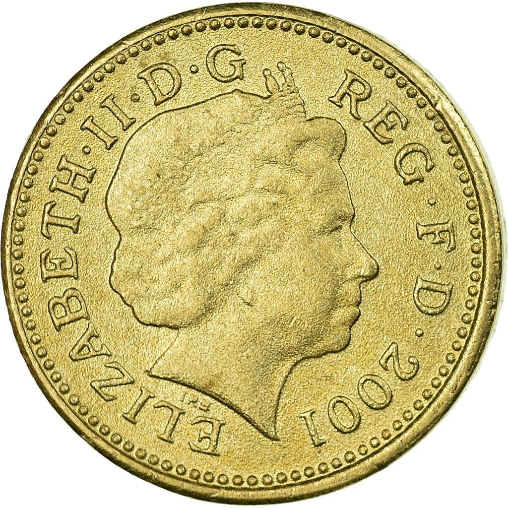 United Kingdom | 1 Pound Coin | Celtic Cross | Km:1013 | 2001