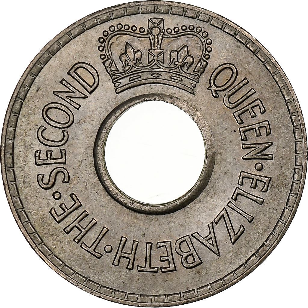 Fiji | 1/2 Penny Coin | Crown | Km:20 | 1954