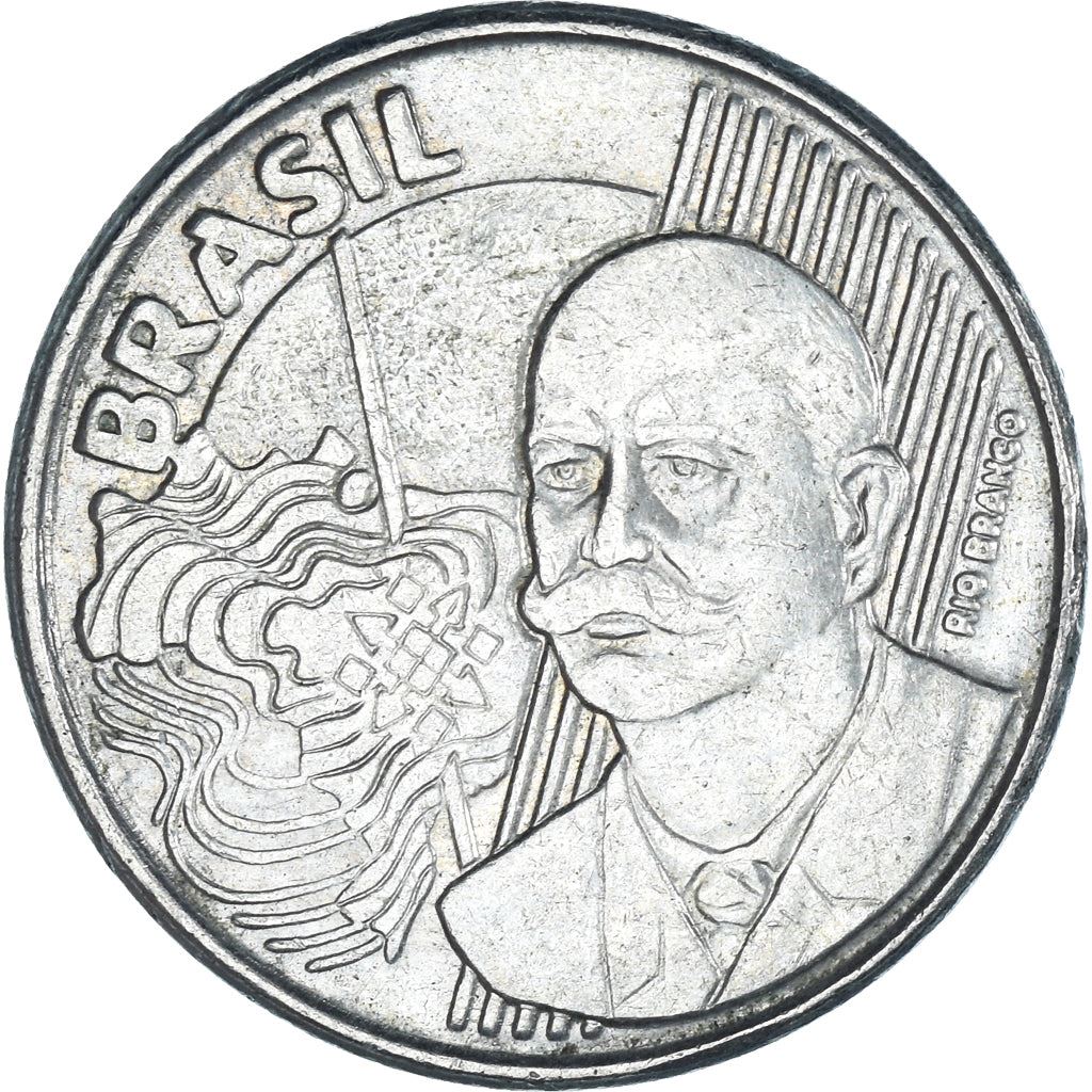 Brazil | 50 Centavos Coin | José Maria da Silva | Km:651 | 1998 - 2001