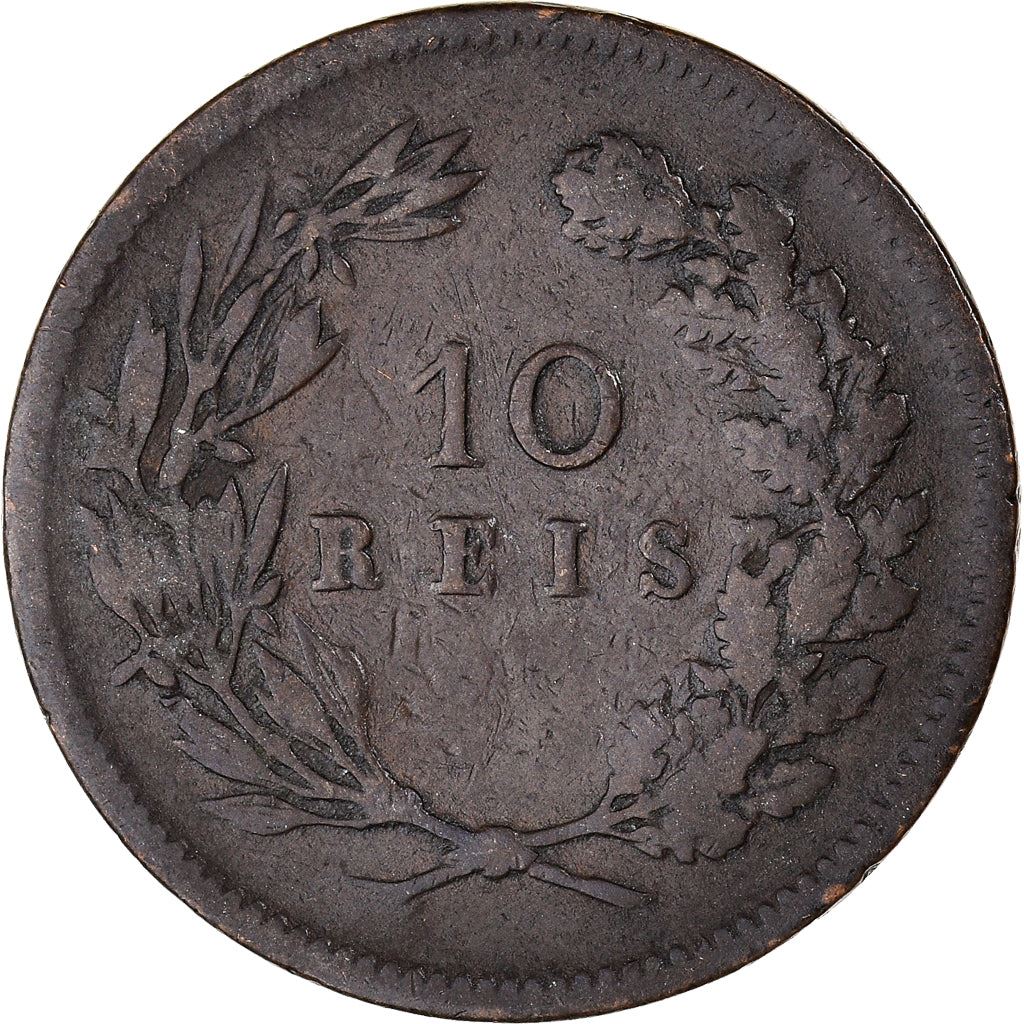 Portugal 10 Reis Coin | King Carlos I | KM532 | 1891 - 1892
