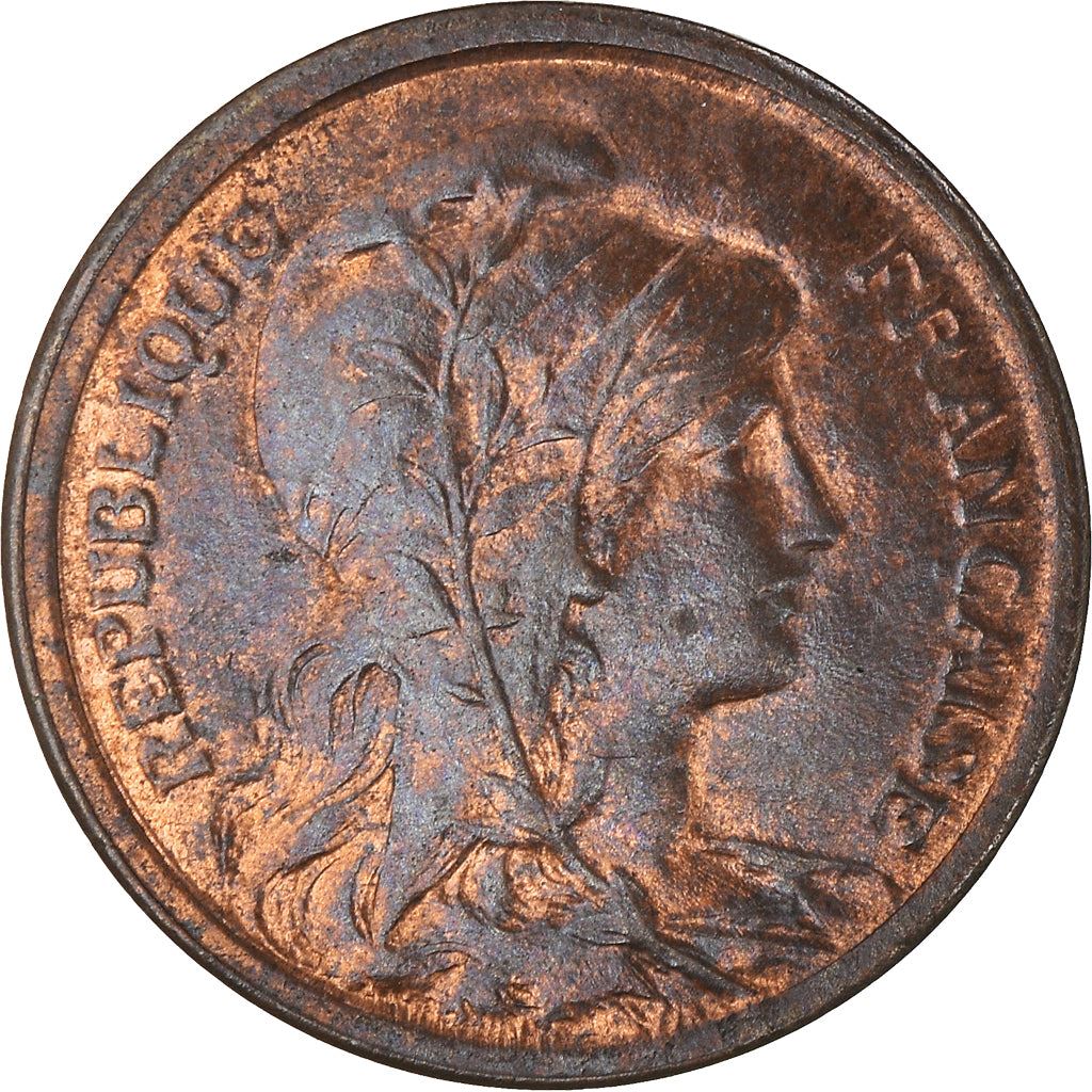 French 1 Centime Coin | Third Republic | KM840 | France | 1898 - 1920