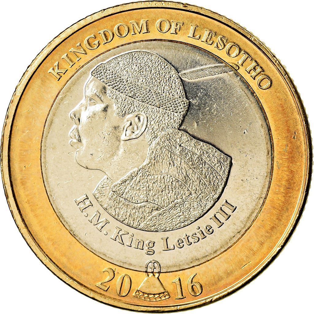 Lesotho | 5 Maloti Coin | King Letsie III | 2016