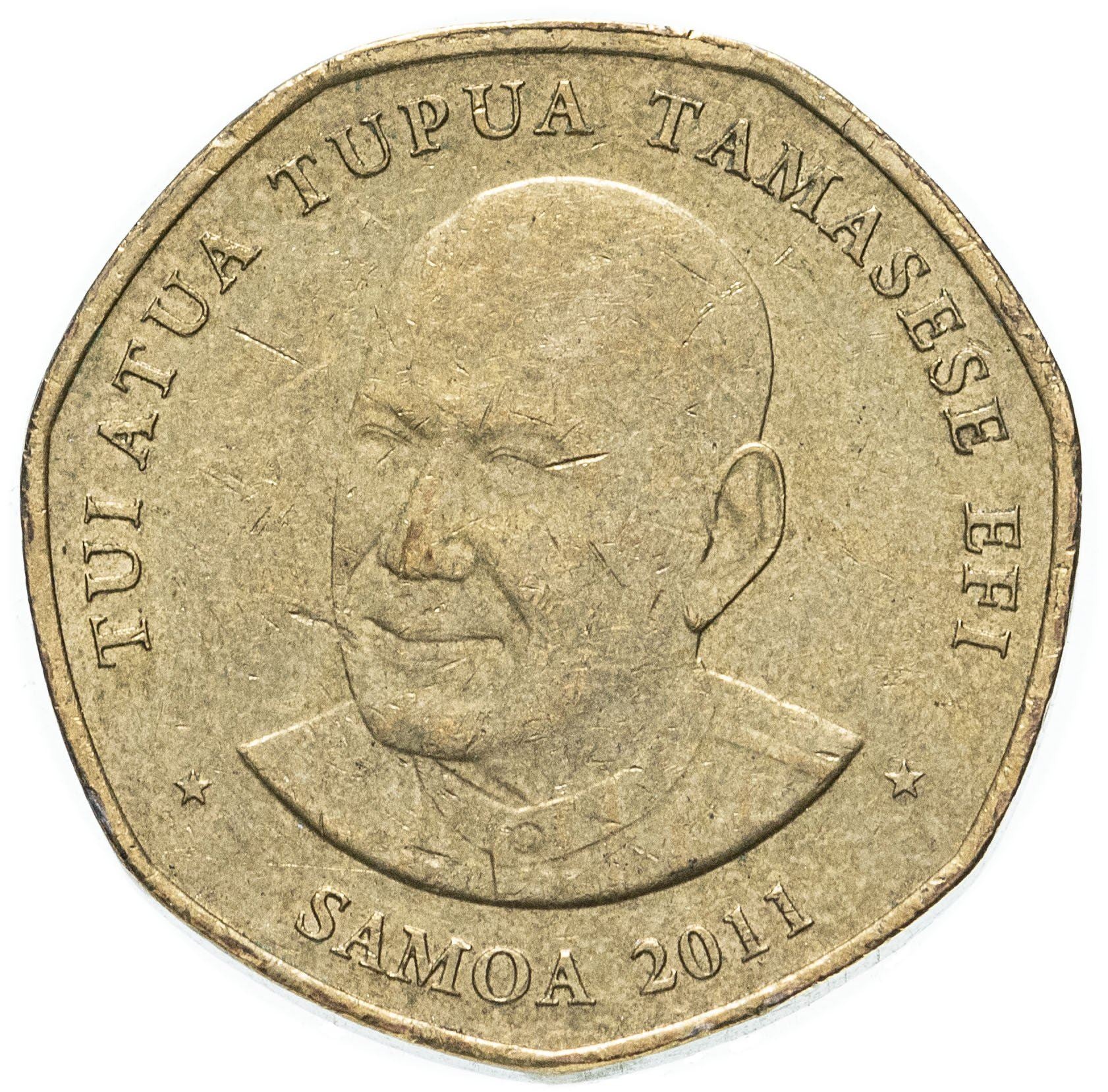 Samoa | 1 Tala Coin | Tui Atua Tupua Tamasese Efi | Kava Bowl | KM:171 | 2011 - 2015
