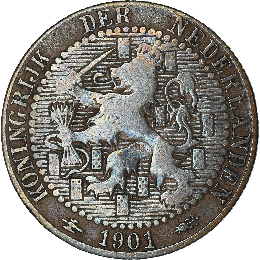 Pays-Bas | Pièce de 1 cent | Lion | Km : 131 | 1901