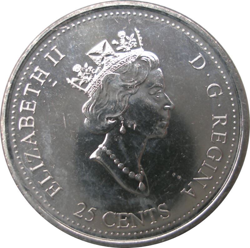 Canada | 25 Cents Coin | Pride | Nickel | KM:384.2 | 2000