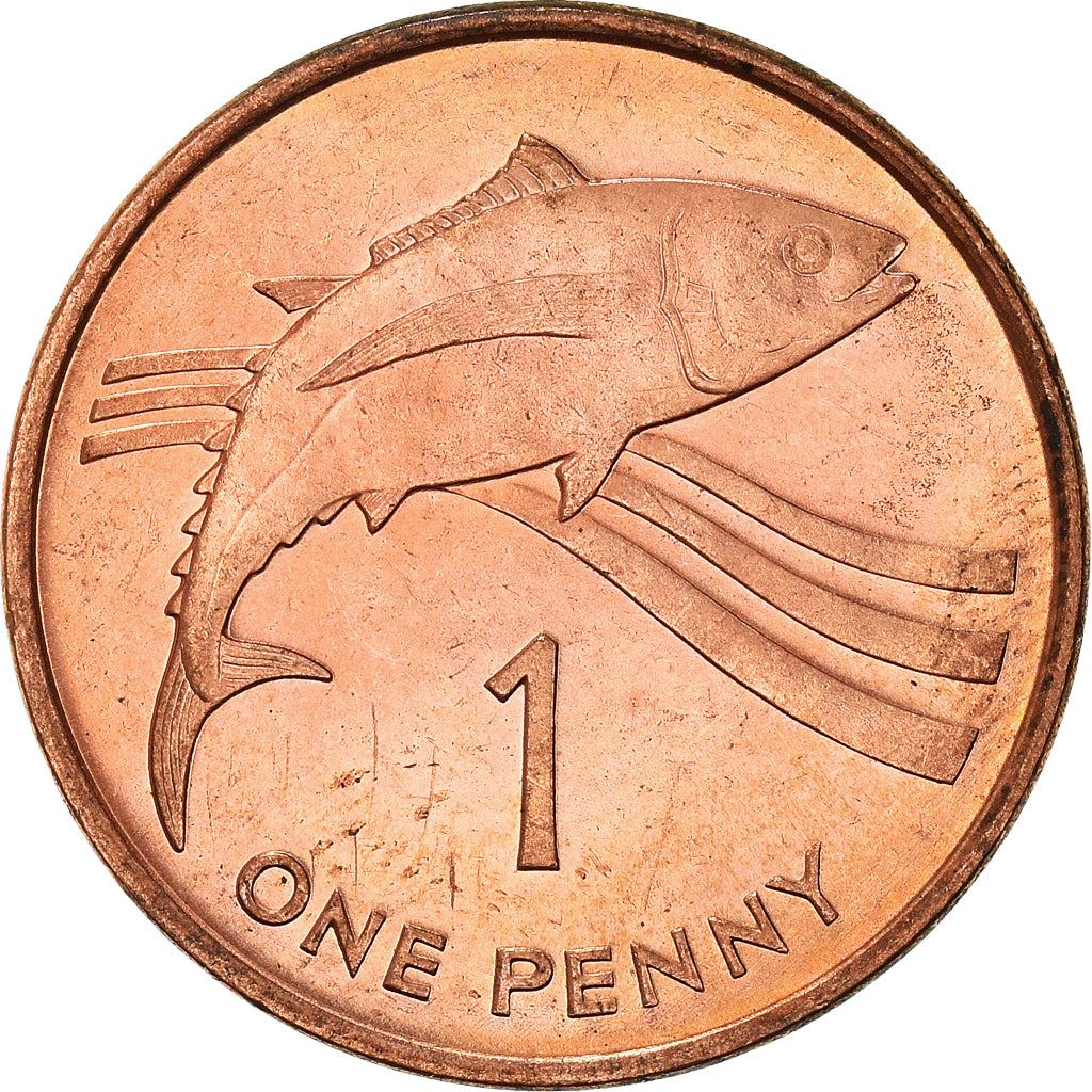 Santa Helena e Ascensão | Moeda de 1 Penny | Isabel II | Atum | Km:13A | 1997 - 2022