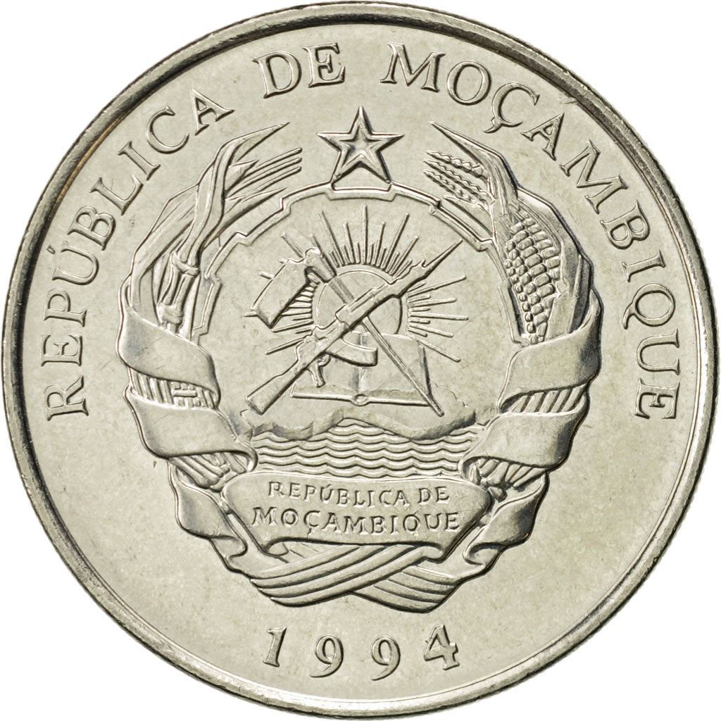 Mozambique 500 Meticais Coin | Railway Station | KM121 | 1994