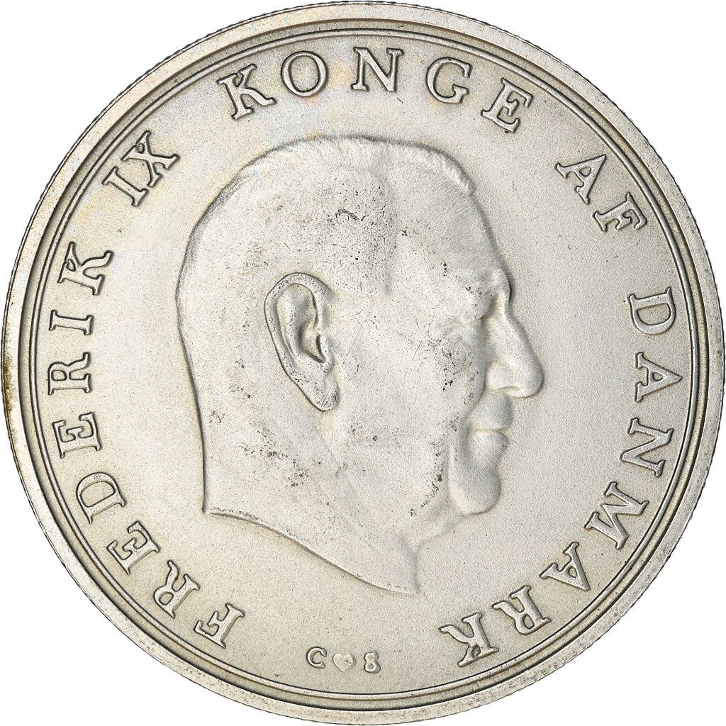 Denmark | 10 Kroner Coin | Silver | Wedding of Princess Benedikte | KM:857 | 1968