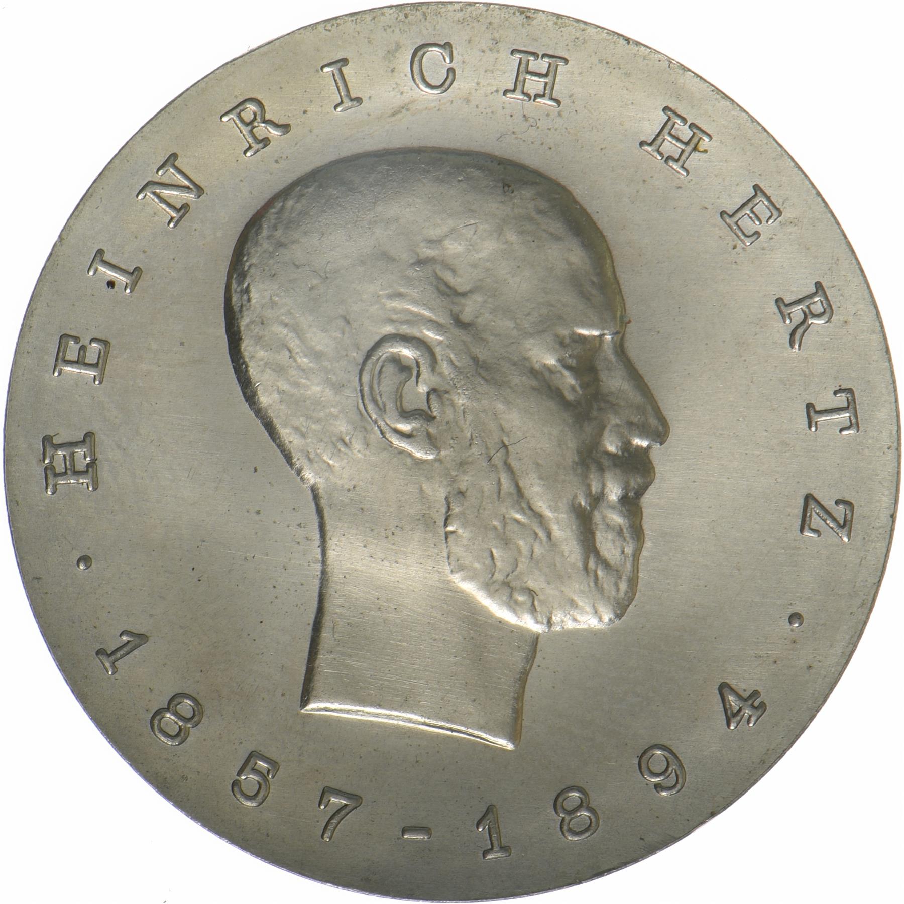 República Democrática Alemã | Moeda de 5 marcos | Henrique Hertz | KM:23 | 1969