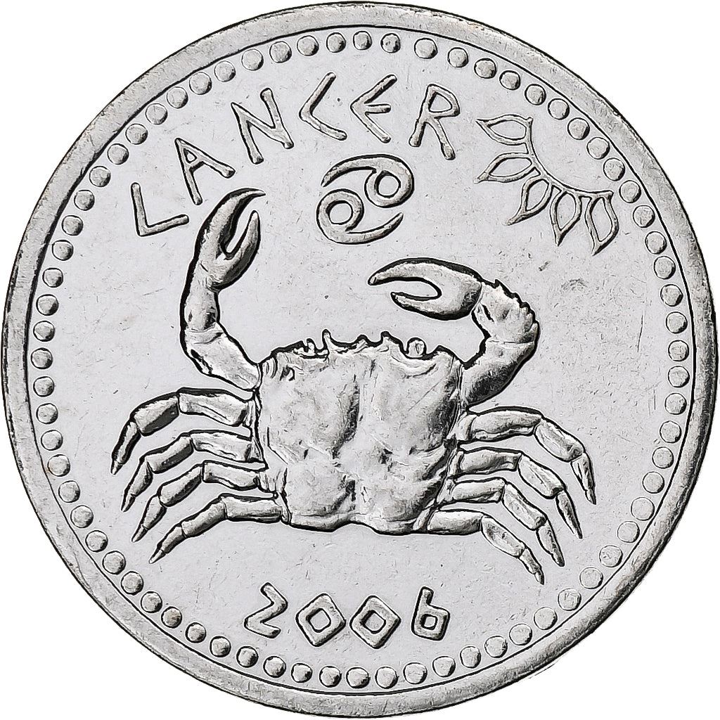 Somaliland | 10 Shillings Coin | Cancer | Stainless steel | KM:12 | 2006