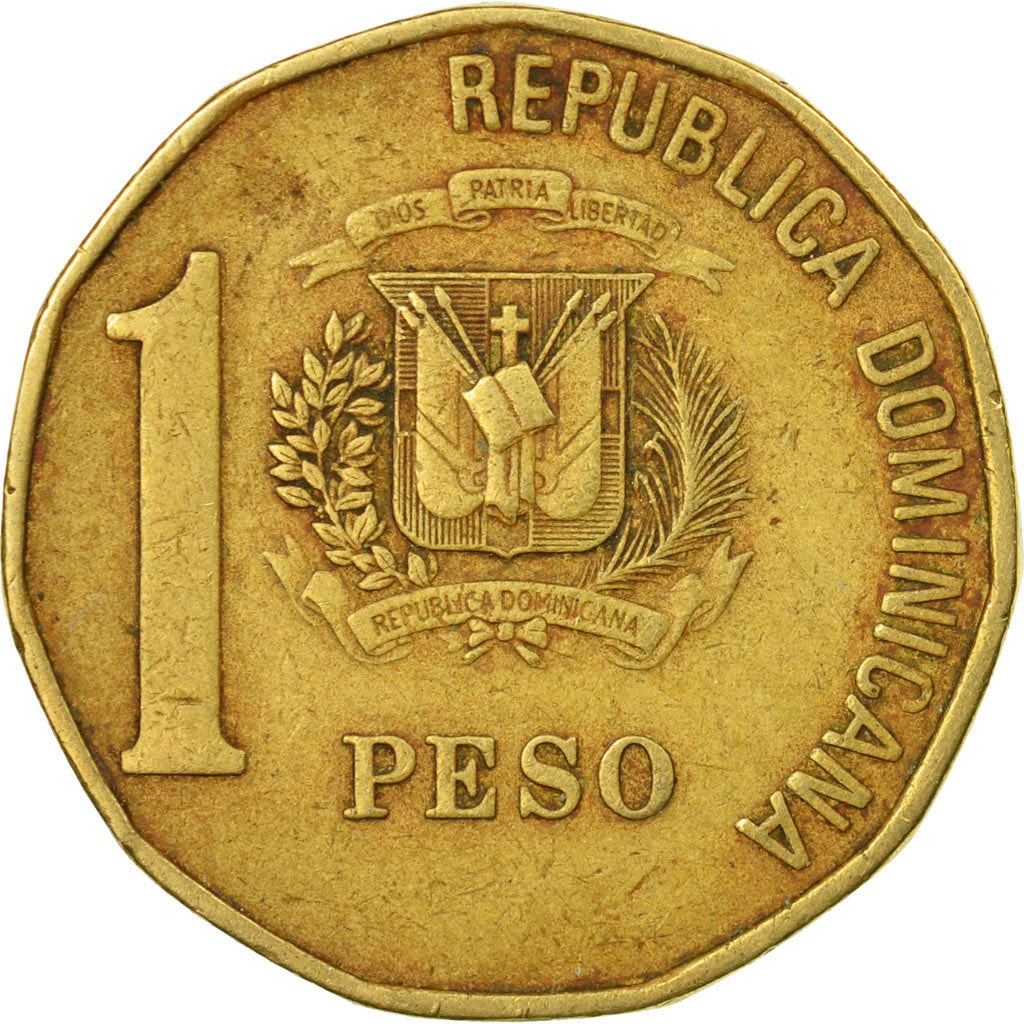 Dominican Republic | 1 Peso Coin | Juan Pablo Duarte y Diez | KM80 | 1991 - 2008